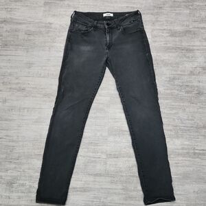 Mavi Women's Emma Slim Boyfriend Jeans In Stay Black supersoft, Size 29 X 32.